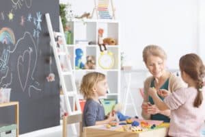 Children in kindergarten