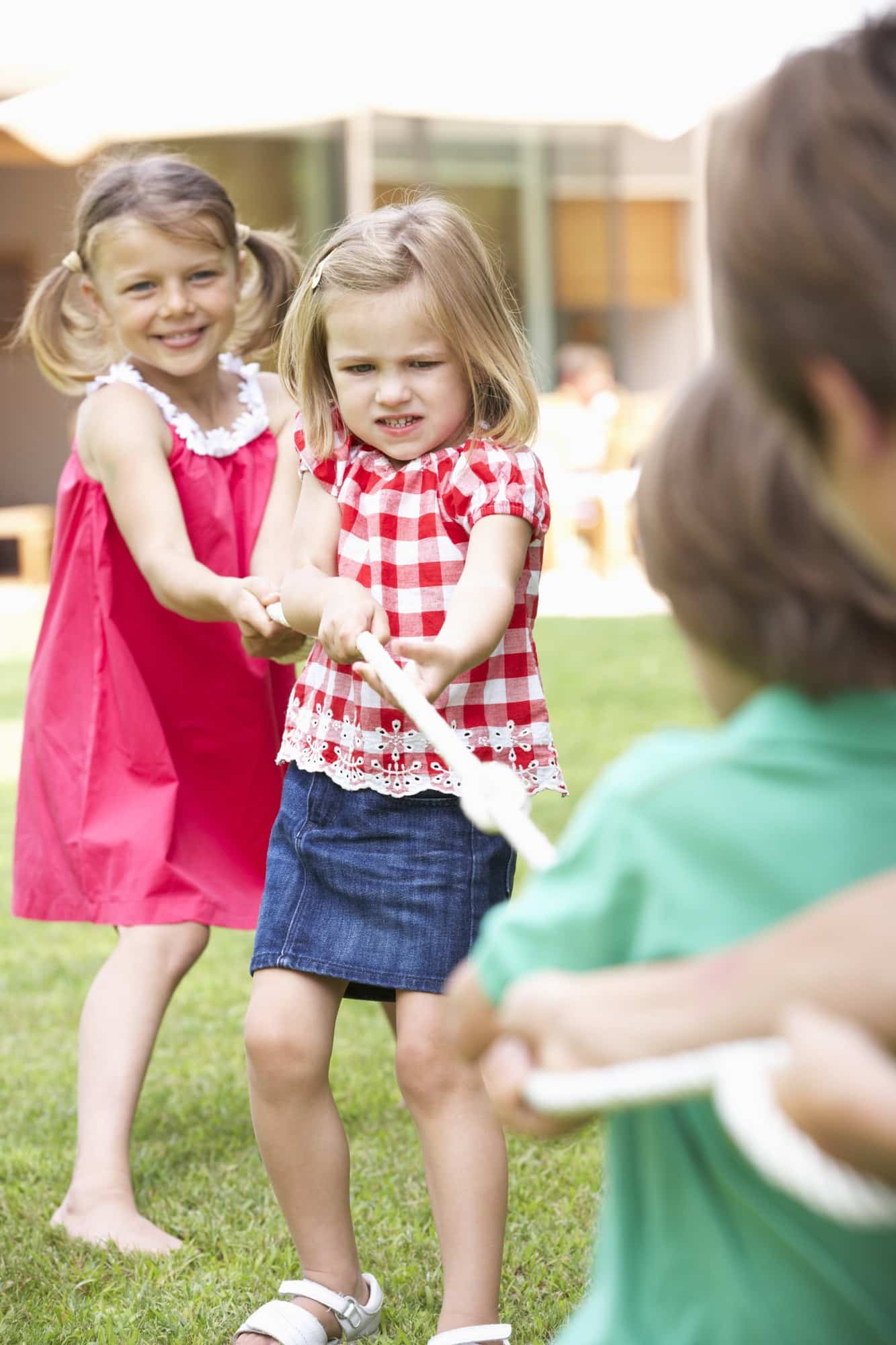 Children Playing Tug Of War